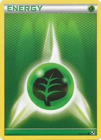 Grass Energy #1 Pokémon Card from Pokemon Black & White Set